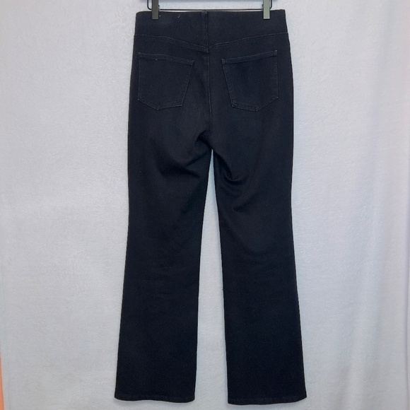Soft Surroundings 2CW18 The Ultimate Denim Pull-On Bootcut Jeans in Black - Picture 7 of 7